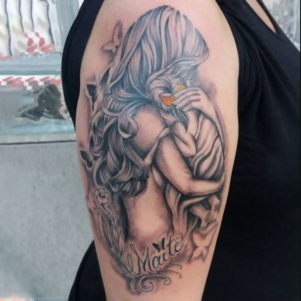 Tattoo mẹ bồng con Thực hiện tại  Xăm Hình Nghệ Thuật  Facebook