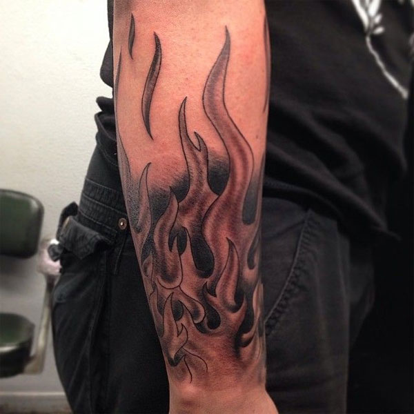Tattoo mệnh hỏa lửa đẹp