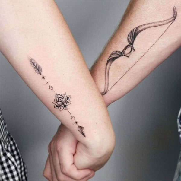 Tattoo tình yêu mũi tên