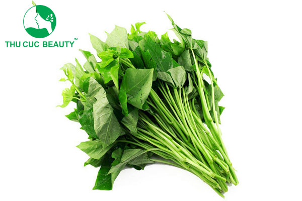 Nâng mũi ăn rau lang được không?