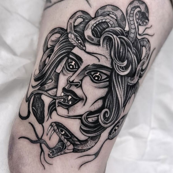 Tattoo medusa ngầu