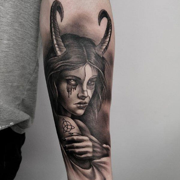 Tattoo quỷ satan cho nam