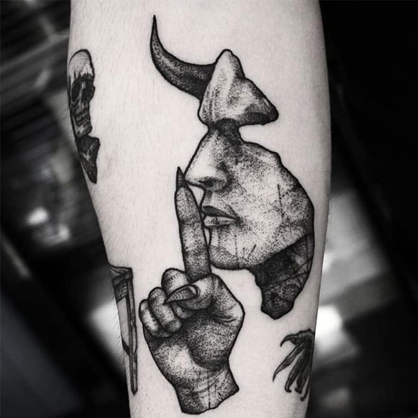 Tattoo quỷ satan cực chất