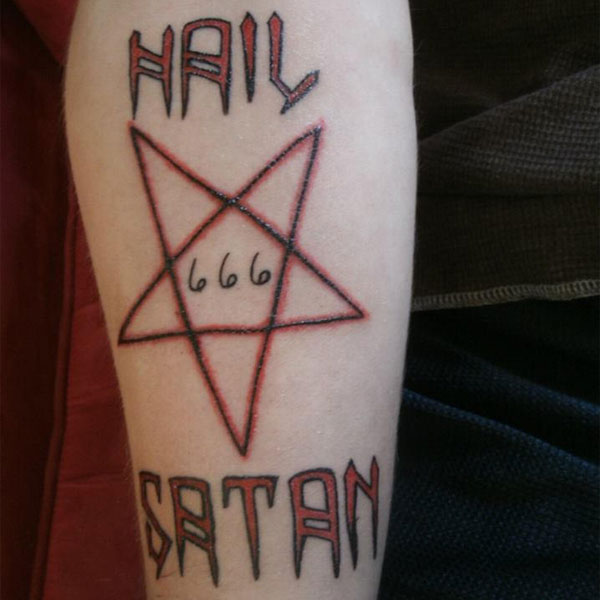 Tattoo quỷ satan ma trận