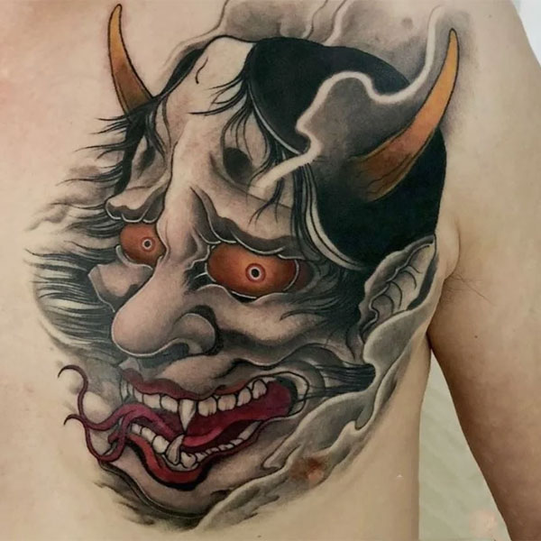 Tattoo quỷ satan ngầu