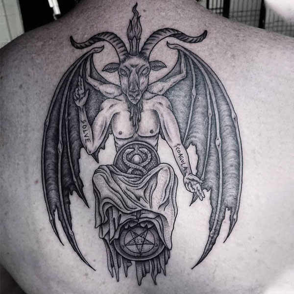 Tattoo quỷ satan siêu chất