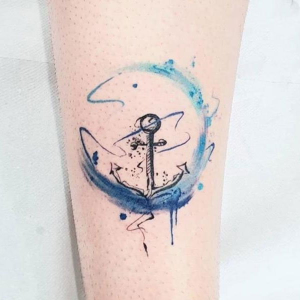 Tattoo sóng biển cuốn hút