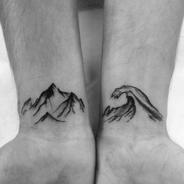 Tattoo sóng biển siêu đẹp