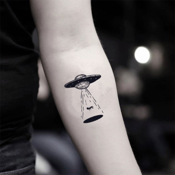 Tattoo ufo mini đẹp