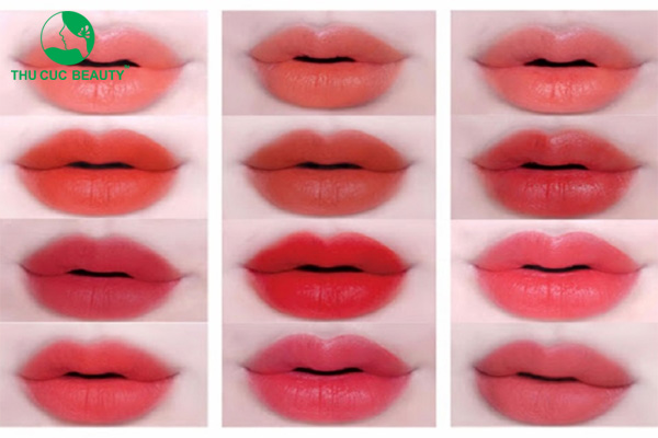 Phun môi collagen màu nào đẹp? 6 màu hot trend hiện nay