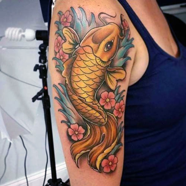 NHỮNG HÌNH XĂM CÁ CHÉP HÓA RỒNG ĐẸP NHẤT | TATTOO CÁ CHÉP HÓA RỒNG MỌI VỊ  TRÍ