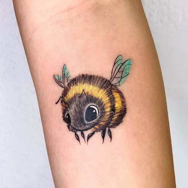 Hình xăm mini cute con ong