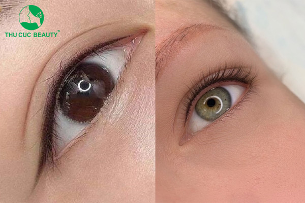 Phân biệt phun mí mở tròng và phun mí eyeliner