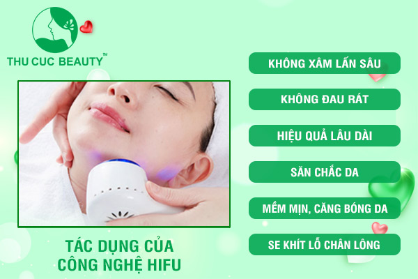 Tác dụng của công nghệ Hifu