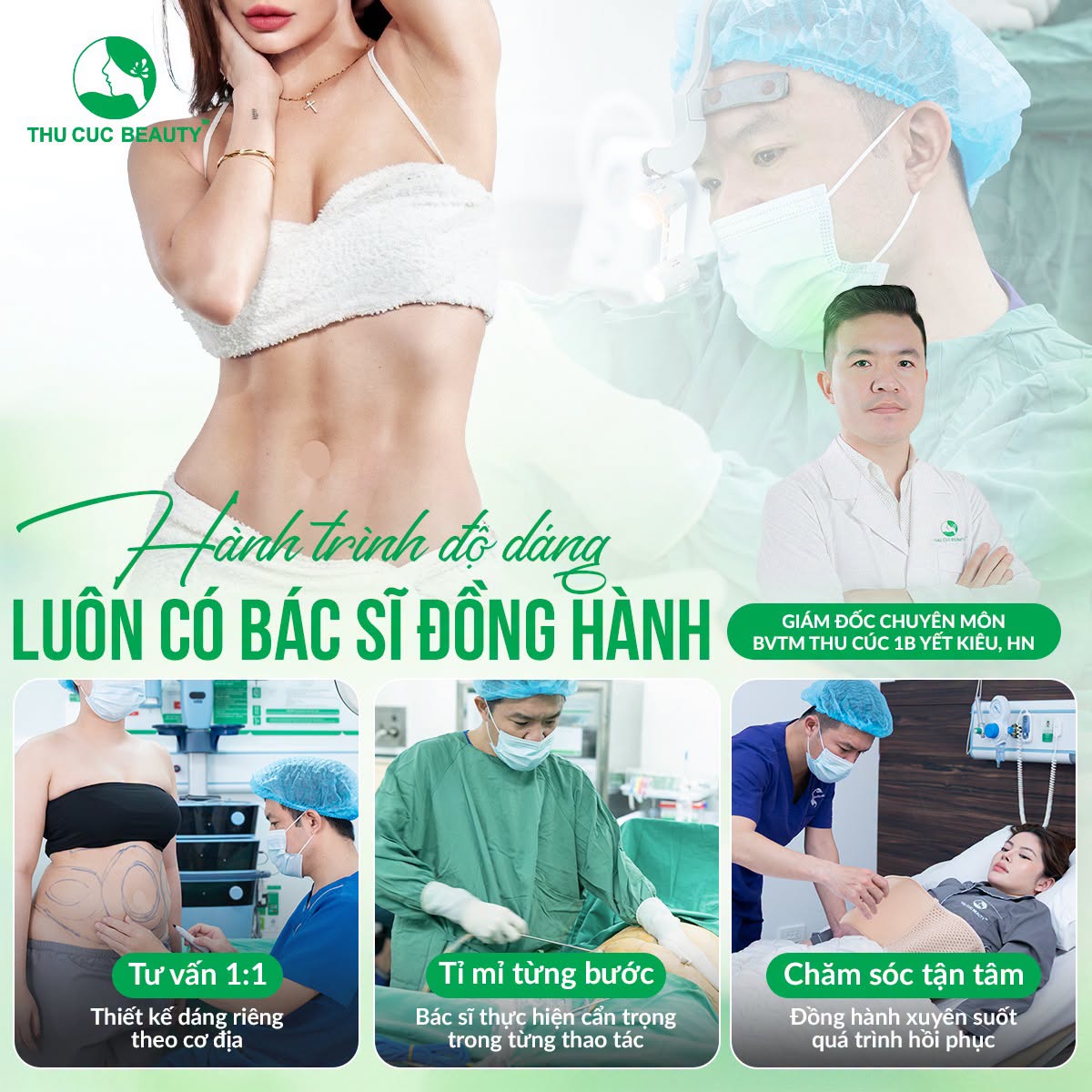 Quy trình thu gọn bụng an toàn