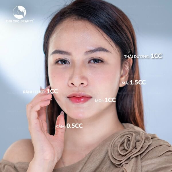 Giá tiêm filler phụ thuộc nhiều vào số lượng filler cần tiêm.